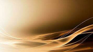 abstract glimmend golvend beweging achtergrond in bruin kleur. foto