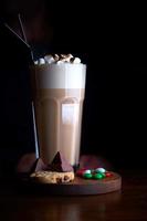 ijskoffie met chocoladeroomijs foto