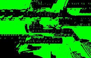 elektrisch Matrix futuristische cyberpunk ontwerp met helder groen en zwart glitch effect, neon licht paden, en grunge texturen foto