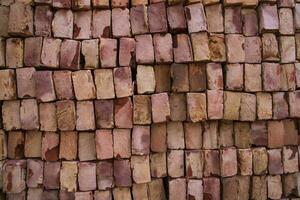 gebouw bouw materiaal steen blokken voor industrieel abstract patroon structuur achtergrond behang foto