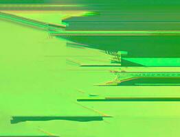 abstract glitch achtergrond ontwerp in donker en licht groen kleur combo foto