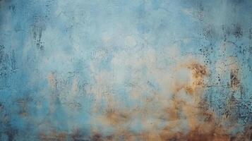 abstract grunge structuur blauw marine donker stucwerk muur achtergrond. ai generatief foto