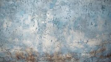 abstract grunge structuur blauw marine donker stucwerk muur achtergrond. ai generatief foto