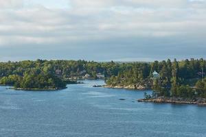 heldere dag in de archipel van stockholm