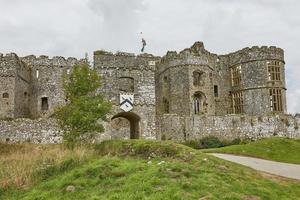 carew kasteel in pembrokeshire wales engeland uk foto