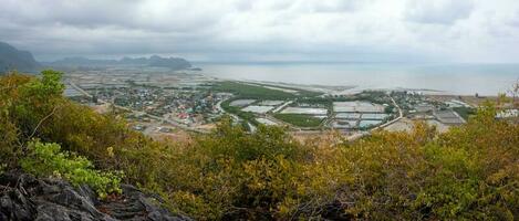 khao daeng visie punt, Sam roi jod wijk, prachuap khiri khan, Thailand foto