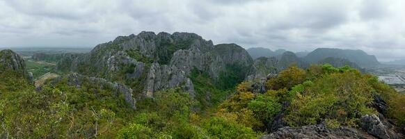 khao daeng visie punt, Sam roi jod wijk, prachuap khiri khan, Thailand foto