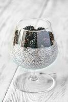 chia zaadpudding foto