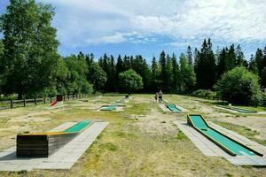 mini golf cursussen -Zweden 2022 foto