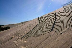 zand duinen visie foto