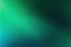 groen abstract achtergrond met mooi bokeh en stralen van licht.ai gegenereerd foto