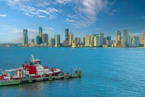 stadsgezicht van Jersey stad horizon van Manhattan nyc foto