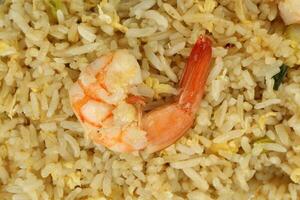 Thais stijl garnaal zeevruchten Fred rijst- foto