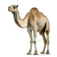 foto een schilderij van een kameel met de woord kameel Aan het, genereren ai