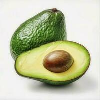 avocado geïsoleerd Aan wit achtergrond, genereren ai foto