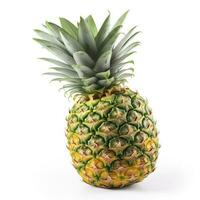 rijp ananas geïsoleerd Aan wit achtergrond, genereren ai foto