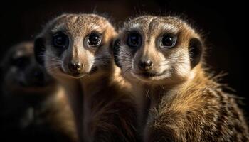 schattig lemur sijpelt charme met groot ogen gegenereerd door ai foto
