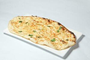 knoflook naan tandoori brood foto