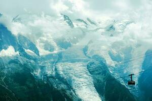 maand blanc Alpen massief foto