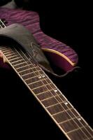 elektrisch gitaar detailopname foto