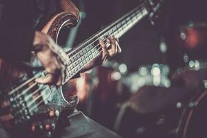 gepassioneerd gitarist muziek- foto