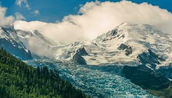 toneel- alpine landschap foto