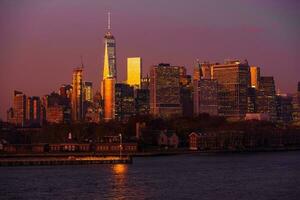 toneel- Manhattan uitzicht foto