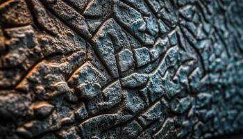 abstract reptiel balans Aan luxe leer materiaal, getextureerde creativiteit gegenereerd door ai foto