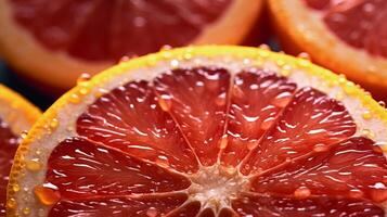 rood citrus illustratie ai generatief foto