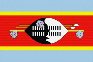 vlag van koninkrijk van eswatini Aan een getextureerde achtergrond. concept collage. foto