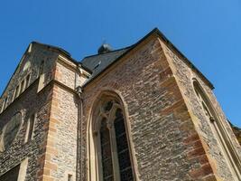 de klein stad van saarburg Bij de saar rivier- in Duitsland foto