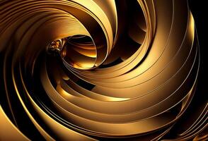 creatief abstract gouden structuur elegant ai gegenereerd foto