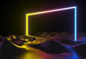 abstracte neonvormen foto