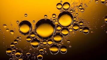 Koken olie bubbels achtergrond. concept van verzadigd dik. foto