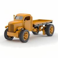 speelgoed- vrachtauto ontwerp ai gegenereerd foto