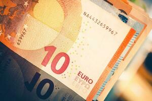 Europese euro contant geld geld foto