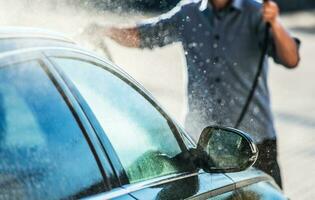 auto wassen schoonmaak foto