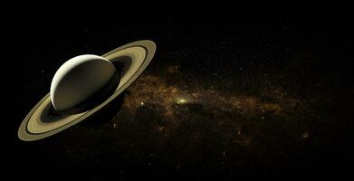 Saturnus op ruimteachtergrond, elementen van deze afbeelding geleverd door NASA foto