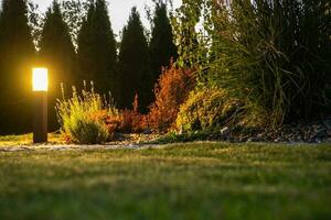 bolder buitenshuis tuin licht foto