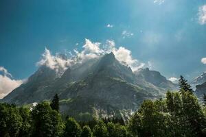 toneel- wetterhorner massief foto