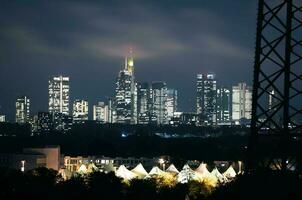 Frankfurt ben hoofd horizon foto