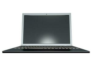 modern laptop computer 3d illustratie foto