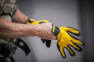 vervelend veiligheid handschoenen foto