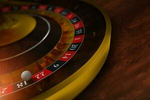 elegant roulette wiel foto