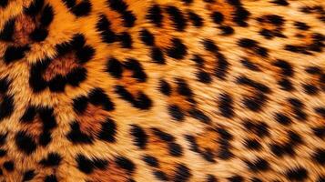 luipaard huid patroon textuur. generatief ai foto