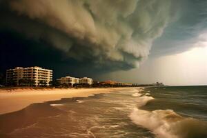 stormen en orkanen ai generatief foto