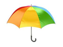 kleurrijke paraplu geïsoleerd foto