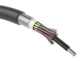 vezel optisch kabel detail foto