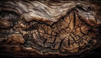 natuur schoonheid in hout abstract ontwerp macro gegenereerd door ai foto