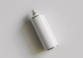 verstuiven kan fles wit kleur en realistisch structuur foto